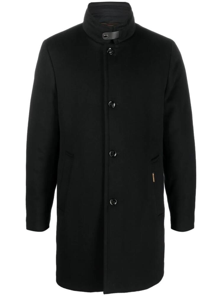 Moorer single-breasted button peacoat - Black Cover