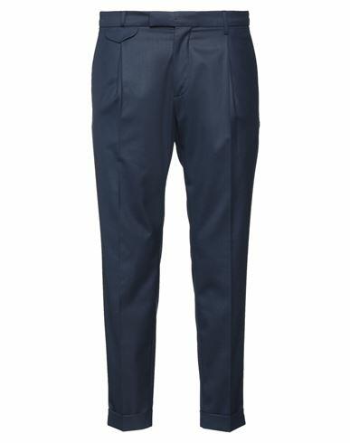 Michael Coal Man Pants Blue Polyester, Wool, Viscose, Elastane Cover