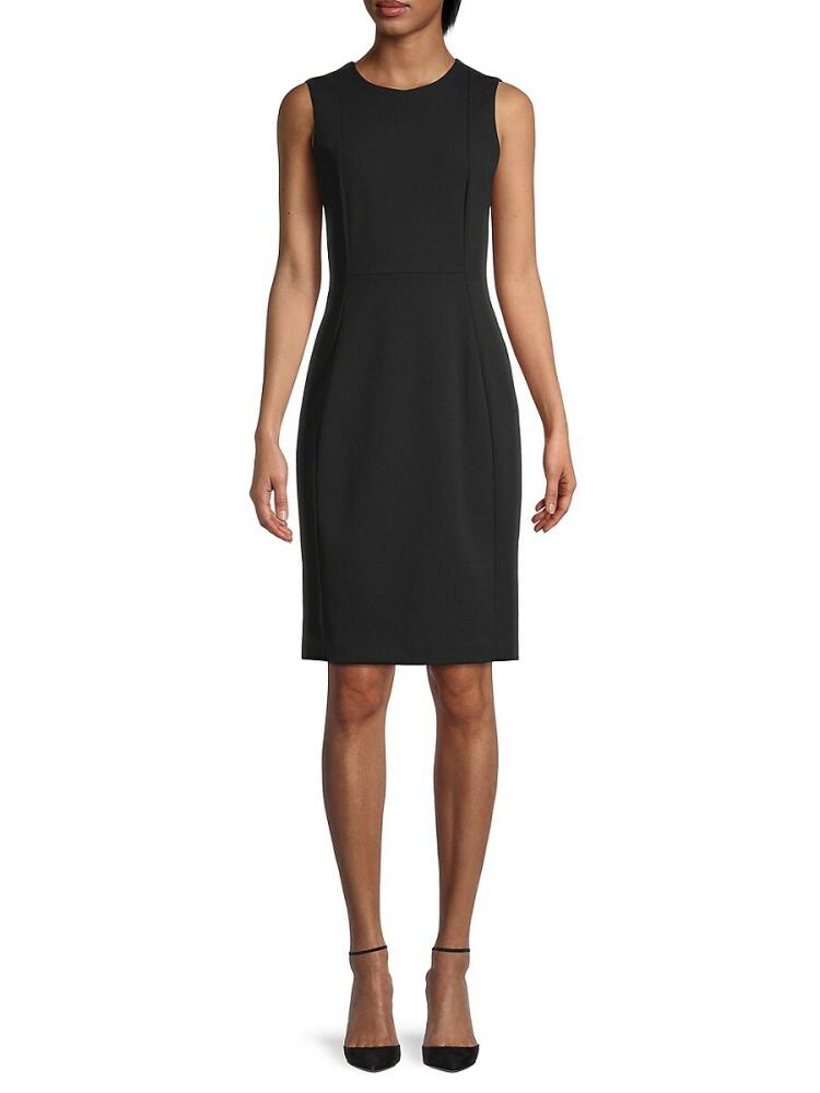 Calvin Klein Women's Sleeveless Sheath Dress - Black Cover