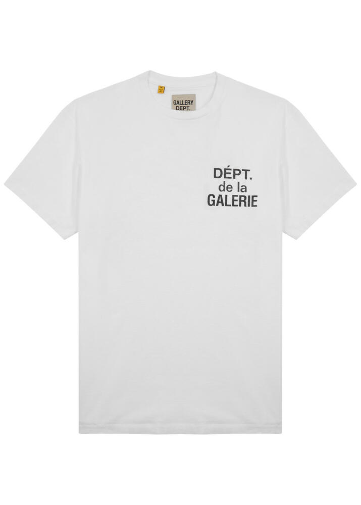 Gallery Dept. Logo-print Cotton T-shirt - White Cover