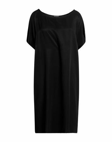 Ann Demeulemeester Woman Mini dress Black Viscose, Cupro Cover