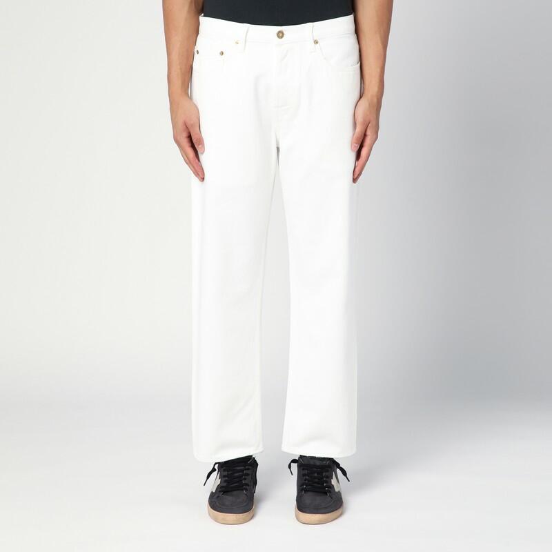 Golden Goose White straight-leg Skate jeans Cover