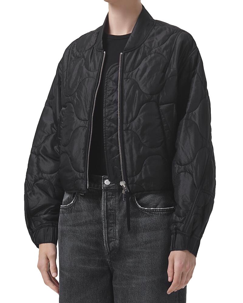 Agolde x Shoreditch Ski Club Iona Quilted Jacket Cover