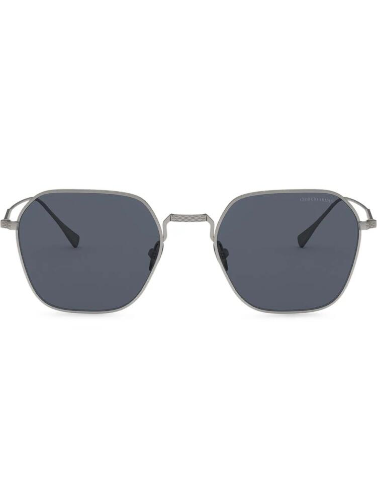 Giorgio Armani square-frame tinted sunglasses - Grey Cover