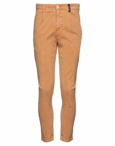 Displaj Man Pants Camel Cotton, Elastane Cover