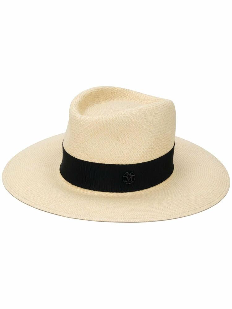 Maison Michel Charles straw Fedora hat - Neutrals Cover