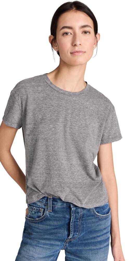 perfectwhitetee Harley Cotton Boxy Crew Tee Heather Grey Cover