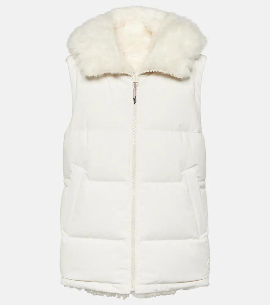 Yves Salomon Reversible shearling down vest Cover