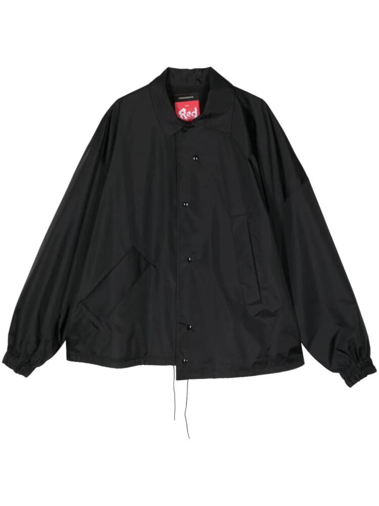 Fumito Ganryu x Phenomenon logo-print shirt jacket - Black Cover