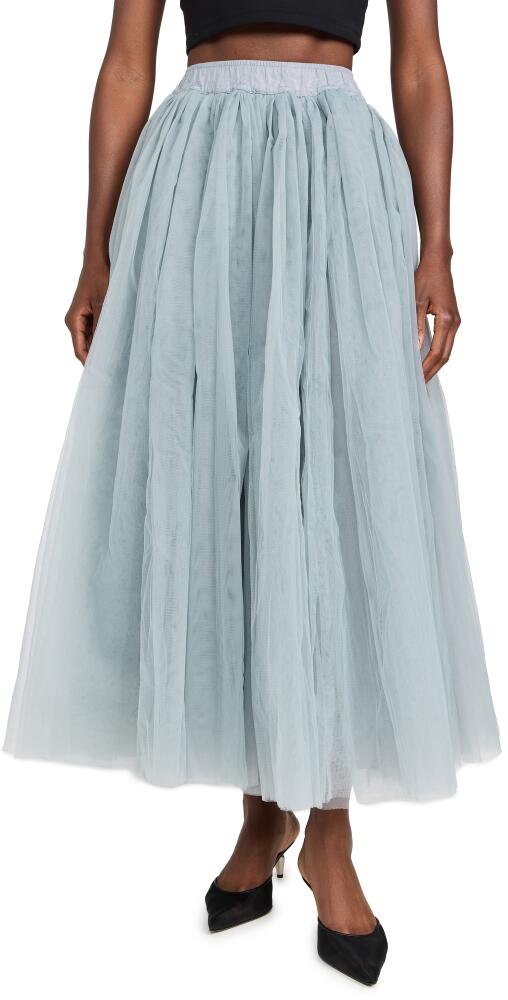 byTiMo Tulle Maxi Skirt Silver Cover