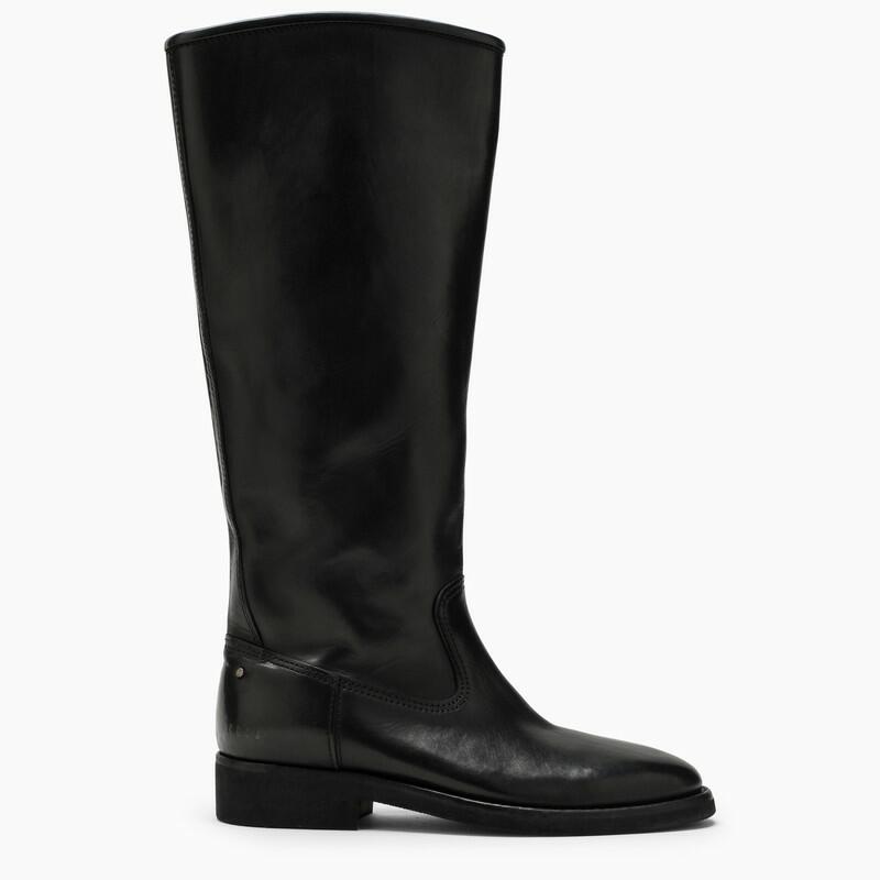 Golden Goose Black leather boot Cover