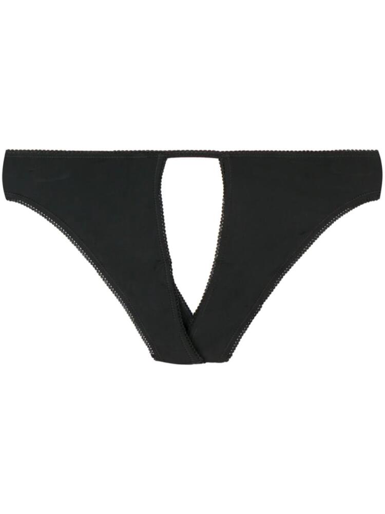 Maison Close Le Petit Secret open panties - Black Cover