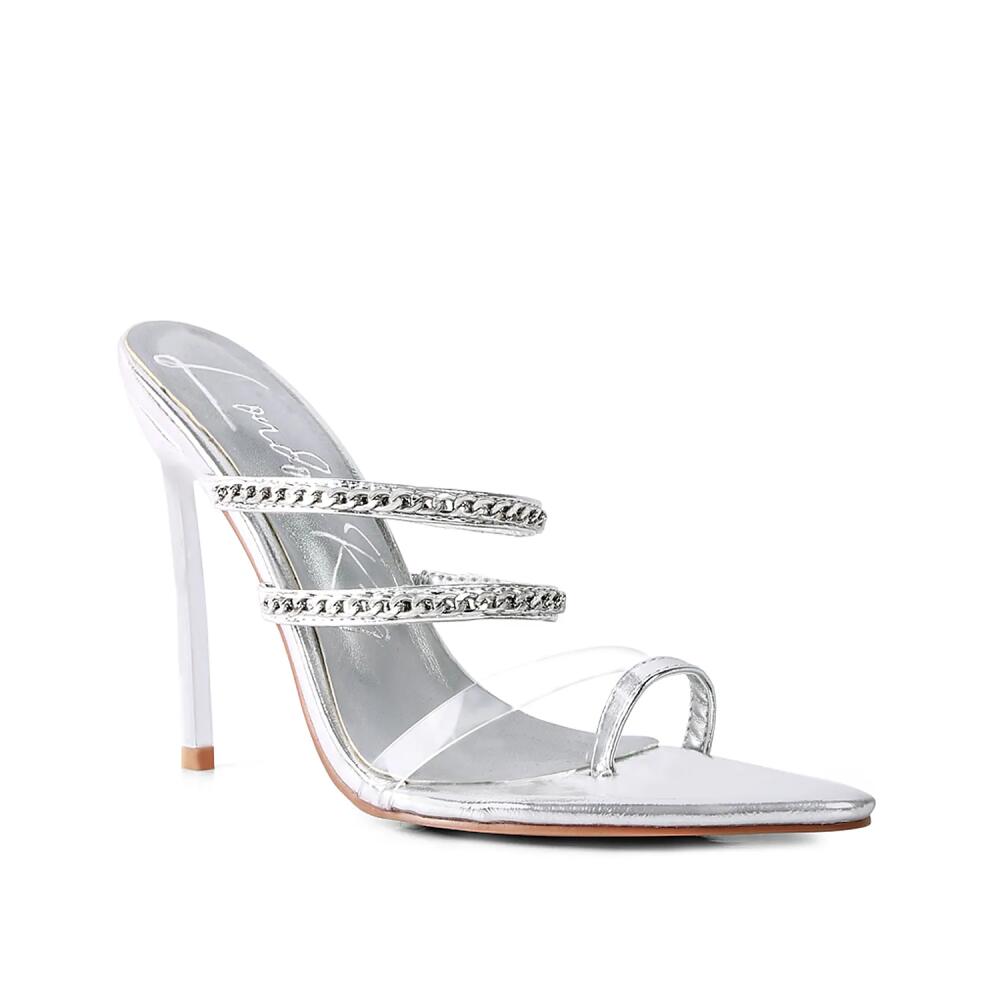 London Rag Tickle Me Sandal | Women's | Silver Metallic Cover