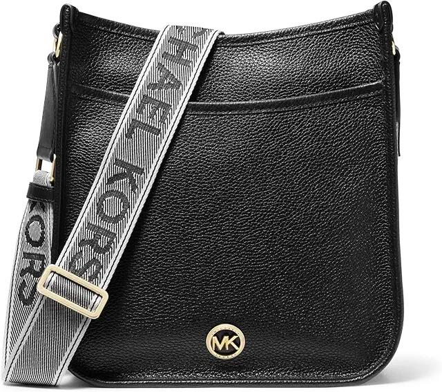 MICHAEL Michael Kors Luisa Large North South Messenger (Black) Cross Body Handbags Cover