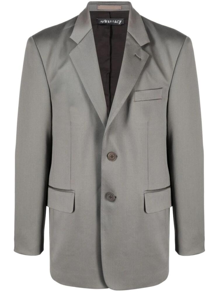 OUR LEGACY Vienna single-breasted wool blazer - Green Cover