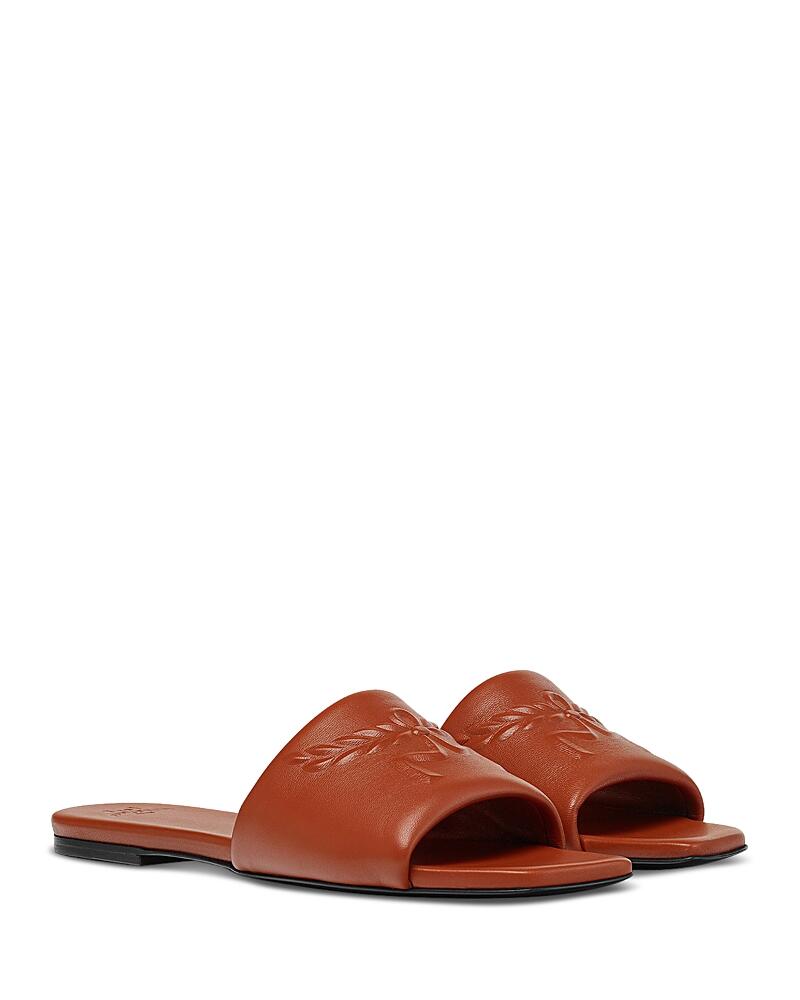 Mcm Women's Laurel Leather Slide Sandals Cover