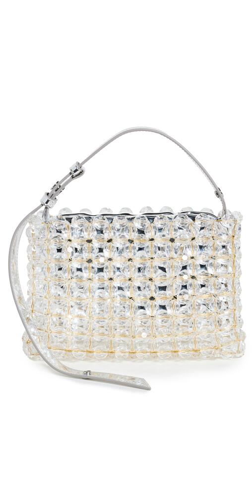 SIMONMILLER Crystal Mini Puffin Handbag Clear Cover