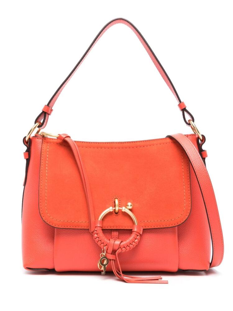 See by Chloé small Joan leaher crossbody bag - Orange Cover