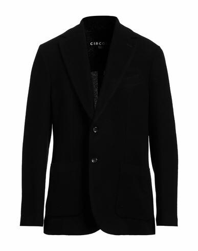 Circolo 1901 Man Blazer Black Virgin Wool, Cashmere Cover