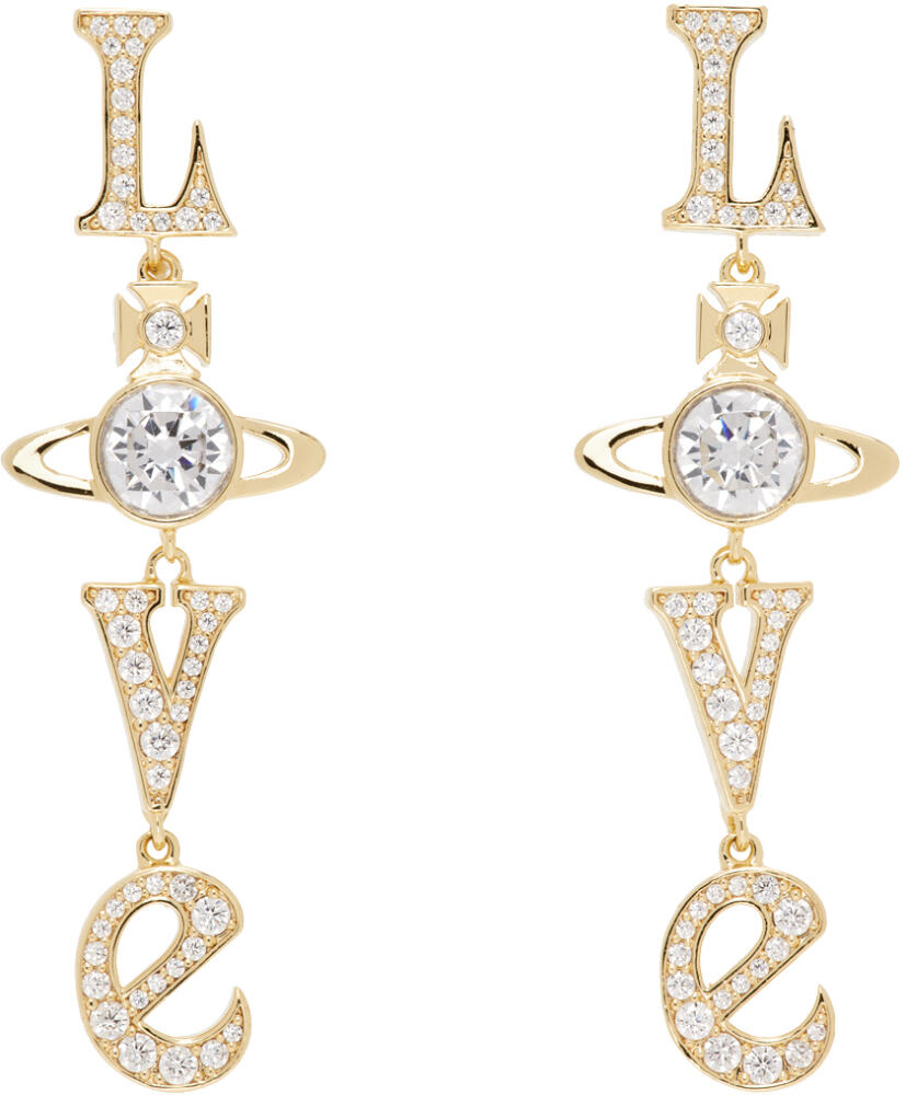 Vivienne Westwood Gold Roderica Long Earrings Cover