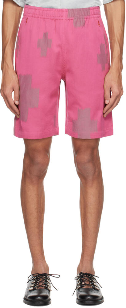 NEEDLES Pink Drawstring Shorts Cover