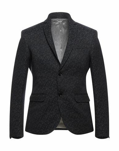 Trussardi Man Blazer Midnight blue Wool, Polyester, Cotton, Polyamide Cover