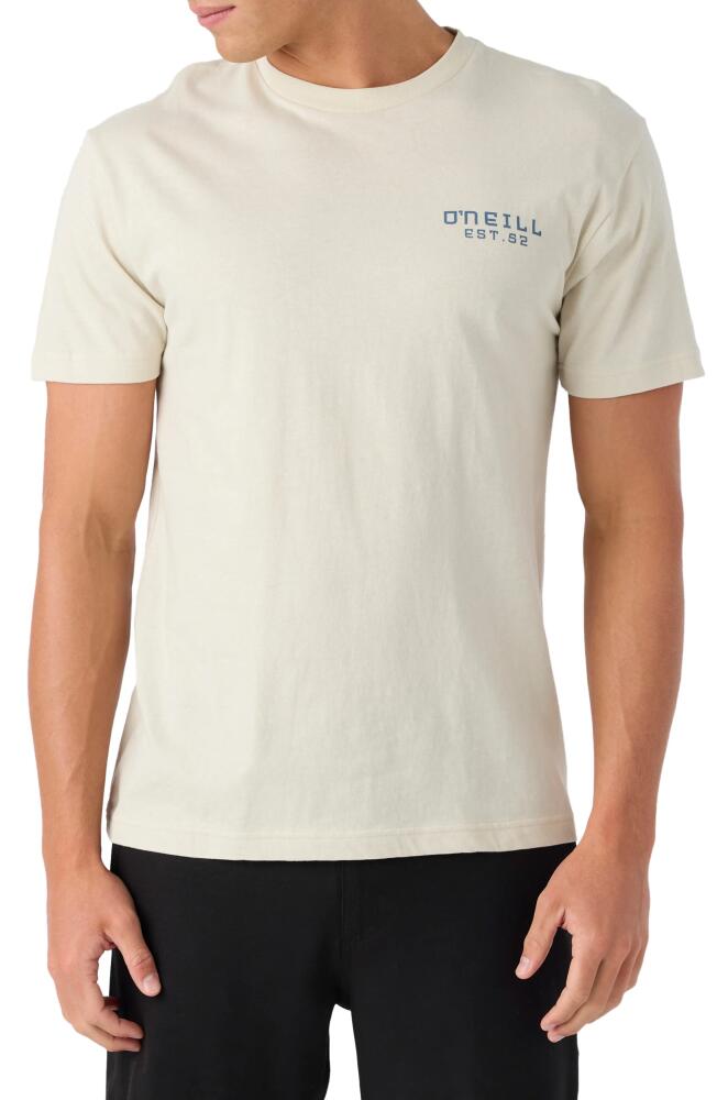 O'Neill Stacked Graphic T-Shirt in Light Khaki Cover