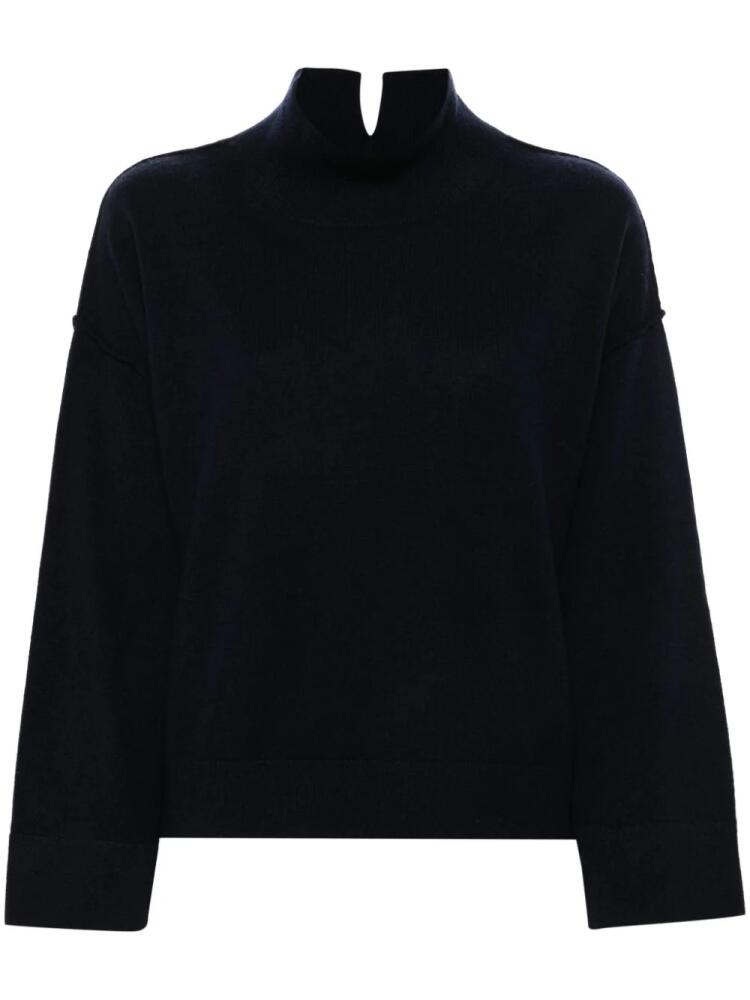 Antonelli high-neck jumper - Blue Cover