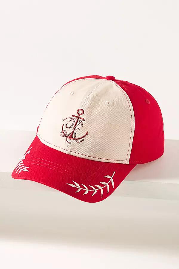 Coney Island Picnic Nautical Monogram Cap Cover