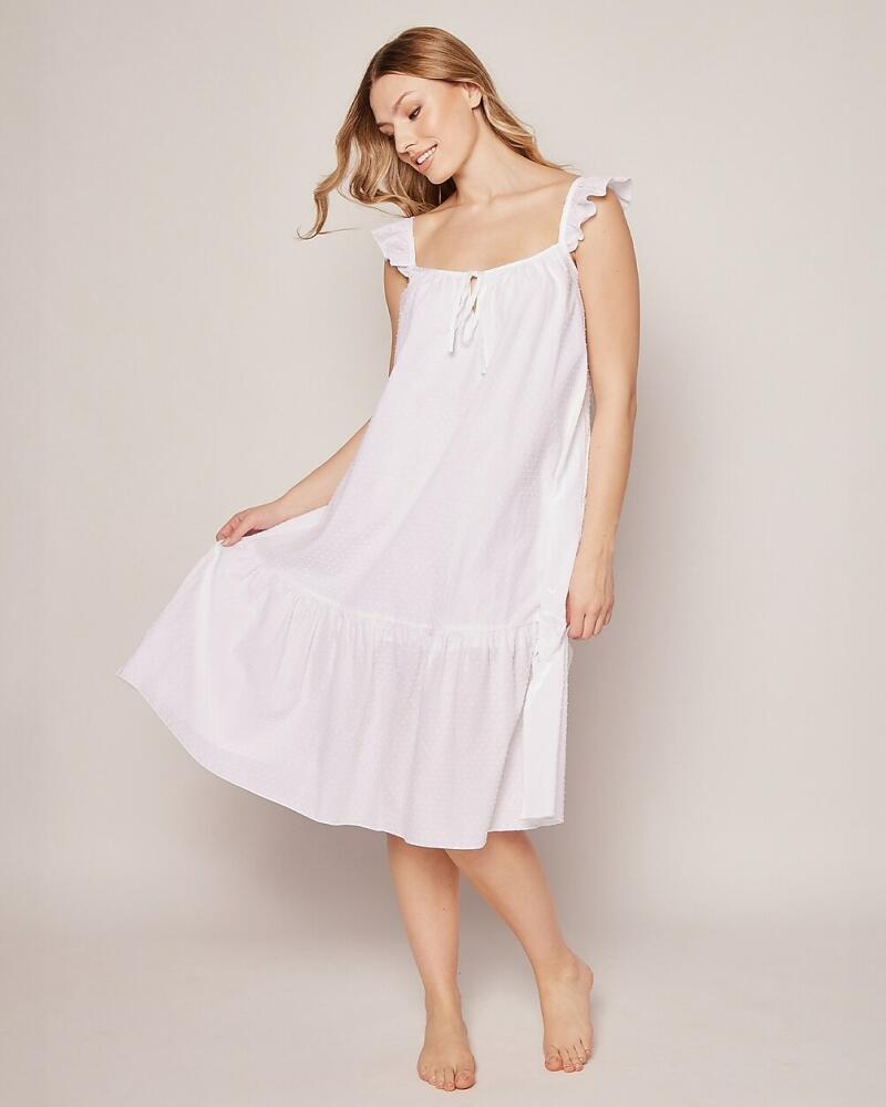 J.Crew Petite Plume™ women's nightgown in Swiss-dot Cover