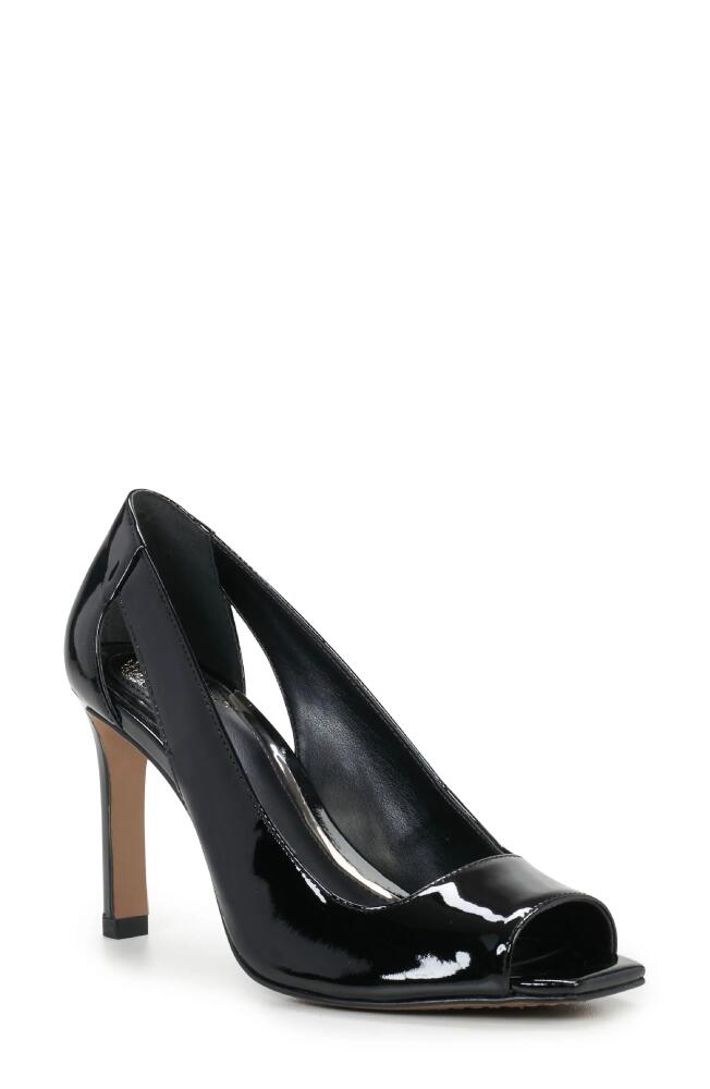 Vince Camuto Lizanie Open Toe Pump in Black Cover