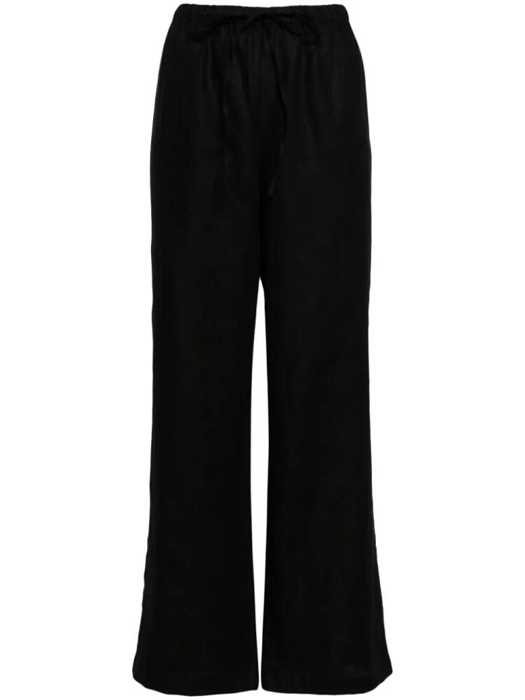 Reformation Olina linen trousers - Black Cover