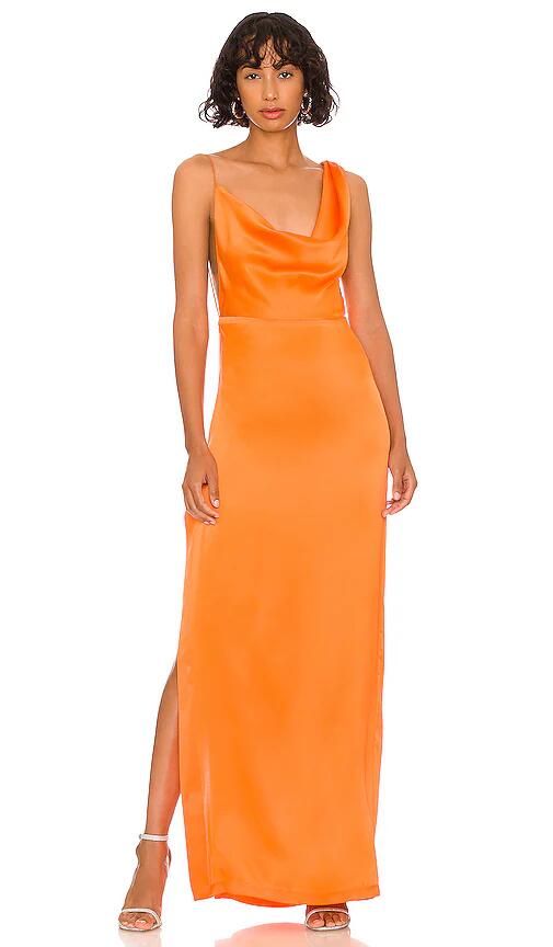 Amanda Uprichard x REVOLVE Arial Gown in Orange Cover