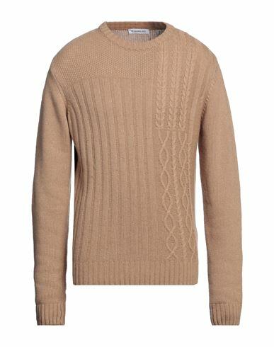 Manuel Ritz Man Sweater Camel Polyamide, Wool, Viscose, Cashmere Cover