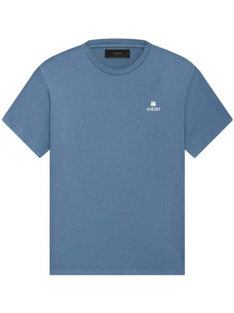 AMIRI MA Bar Club logo-print T-shirt - Blue Cover