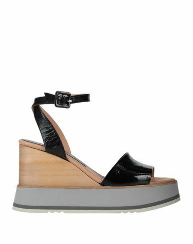 Paloma Barceló Woman Sandals Black Soft Leather Cover