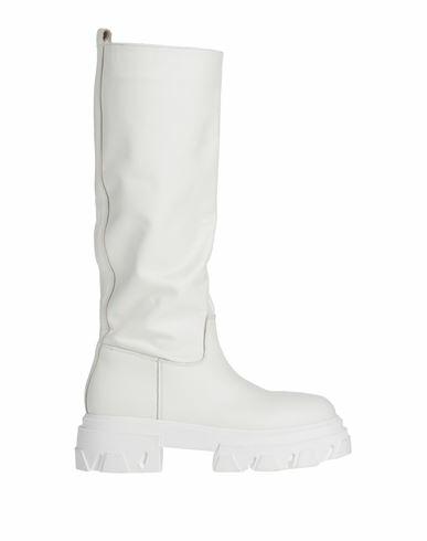 Tsd12 Woman Boot White Calfskin Cover