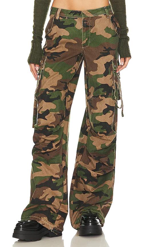 SER.O.YA Jane Cargo Pants in Dark Green Cover