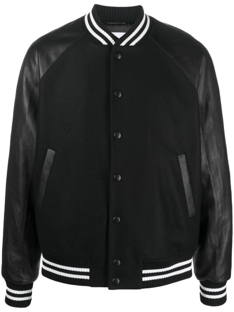 PT Torino contrast-sleeve bomber jacket - Black Cover