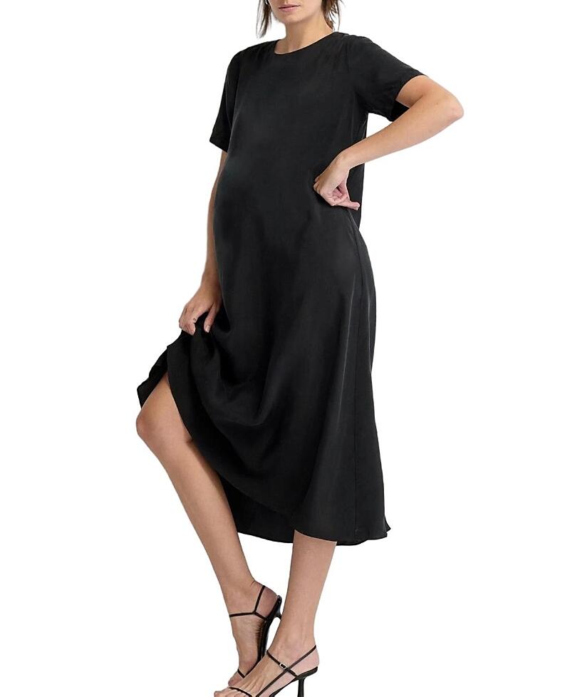 Hatch Collection James Dress Maternity Midi Dress Cover