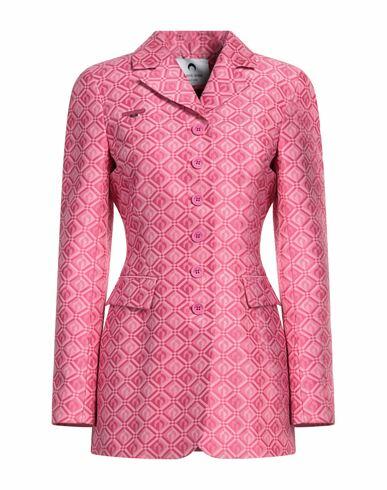 Marine Serre Woman Blazer Fuchsia Cotton, Polyester, Polyamide Cover