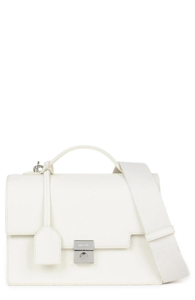 WE-AR4 The Retro Trunk Crossbody Bag in Optic White Cover