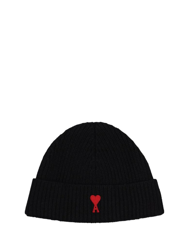 AMI PARIS Adc Wool Beanie Cover