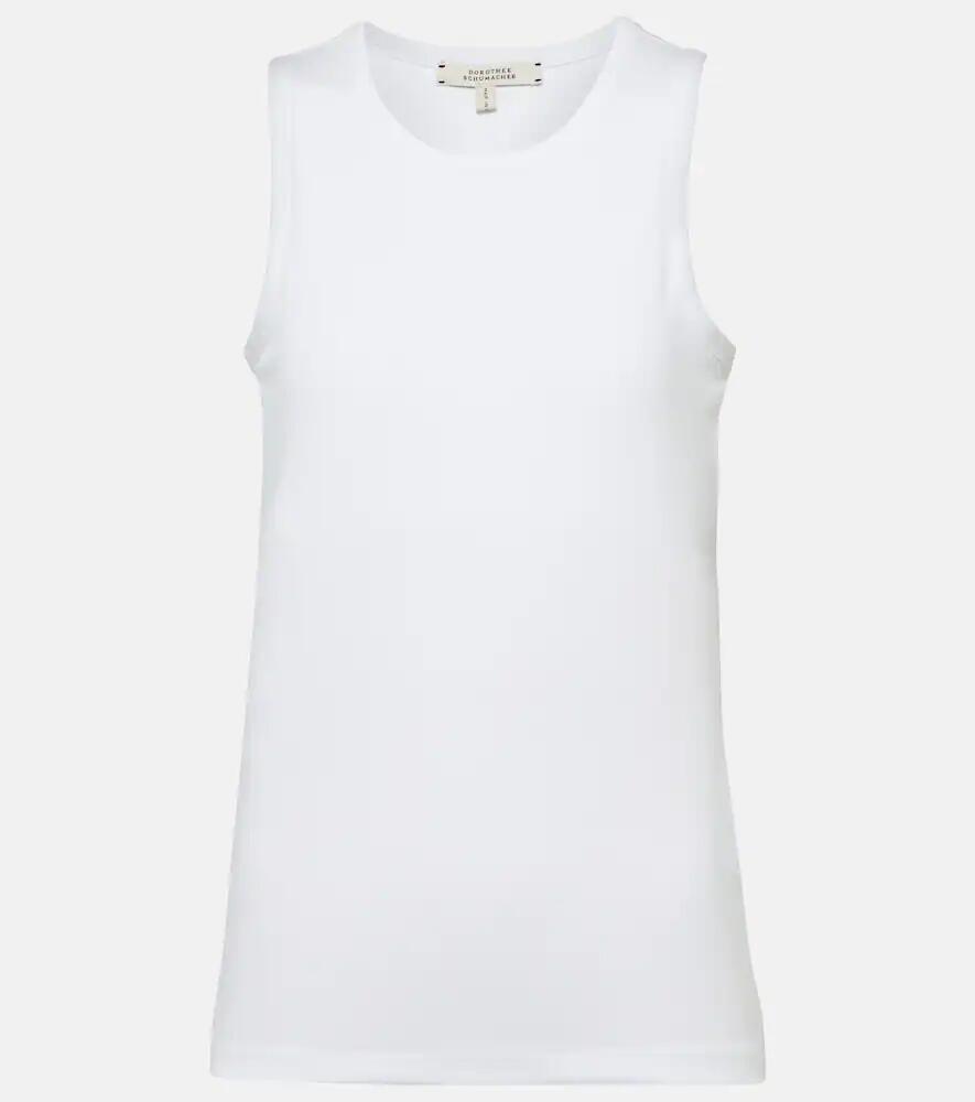 Dorothee Schumacher Cotton-blend tank top Cover