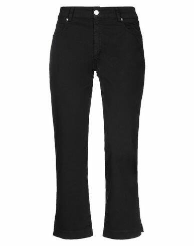 Cristinaeffe Woman Pants Black Cotton, Elastane Cover