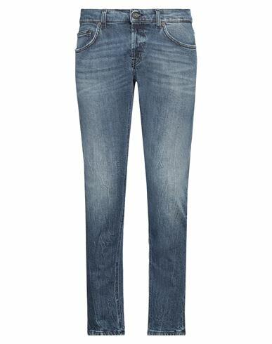 Dondup Man Jeans Blue Cotton, Elastane Cover