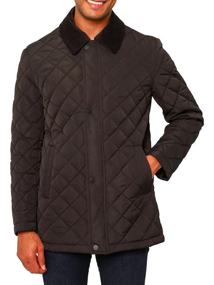 Vellapais Men's Drelux Quilted Field Jacket - Black Cover