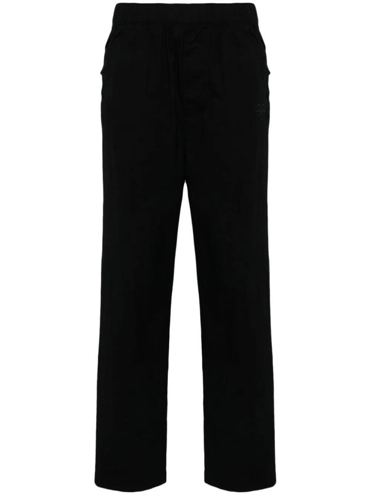 CHOCOOLATE logo-embroidered trousers - Black Cover