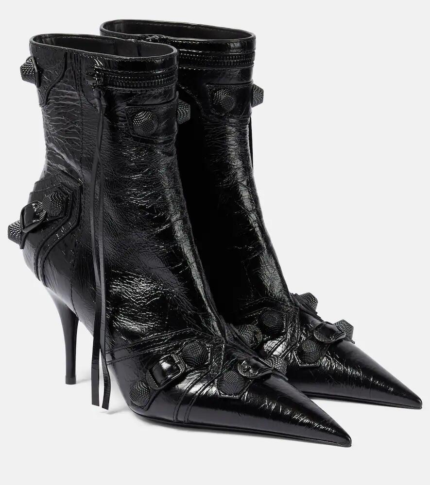 Balenciaga Cagole leather ankle boots Cover