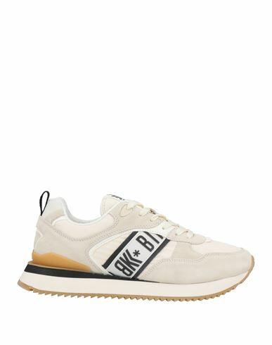 Bikkembergs Man Sneakers Ivory Soft Leather, Textile fibers Cover